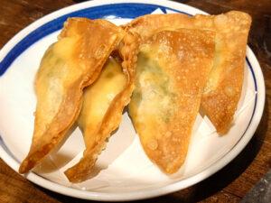 ニュー新橋ビル 焼き小籠包マニア 揚げワンタン
