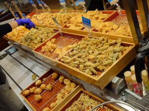 武蔵野うどん小麦晴れ 国分寺並木町店 天ぷら食べ放題ゾーン