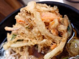 箱根そば 秋葉原店 朝そばミニ天玉 ミニかき揚げ
