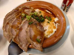 大衆飯店かね子 五反田店 自家製チャーシューエッグ