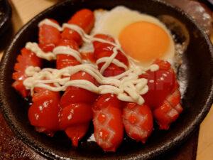 鳥貴族 トリキ晩餐会 赤ウインナーエッグ