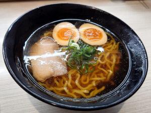 はま寿司 町田小山ヶ丘店 朝ラーメン（醤油）煮卵乗せ
