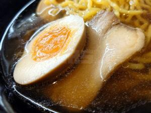 はま寿司 町田小山ヶ丘店 朝ラーメン（醤油）煮卵乗せ チャーシュー＆煮卵