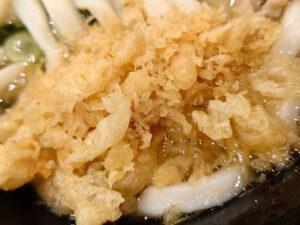 資さんうどん 八王子大和田店 かしわうどん定食 かしわうどん 天然揚げ玉