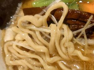 立川製麺所 翠空 ラーメン 自家製 ちぢれ平打ち気味太麺