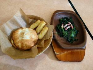 サイゼリヤ アトレ秋葉原2店 フォッカチオセット・ほうれん草のソテー