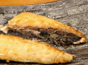 炭火焼干物定食 しんぱち食堂 大門店 朝さば文化干し定食 朝さば文化干しアップ